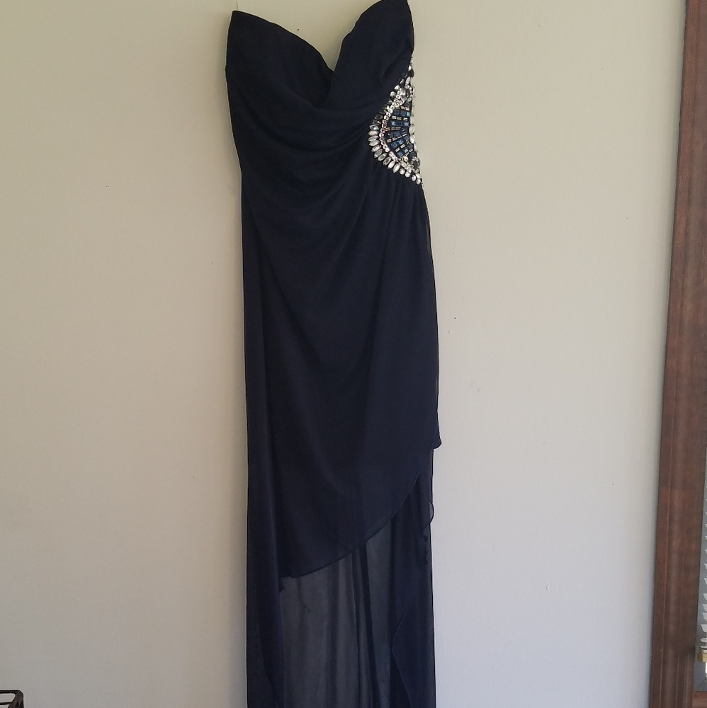 Navy homecoming dress